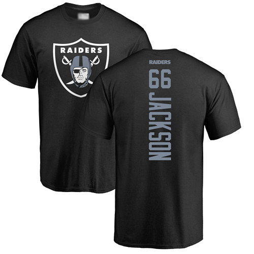 Men Oakland Raiders Black Gabe Jackson Backer NFL Football #66 T Shirt->oakland raiders->NFL Jersey